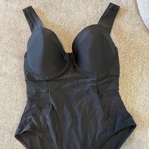 Adore Me Black One Piece Swimsuit 38DDD